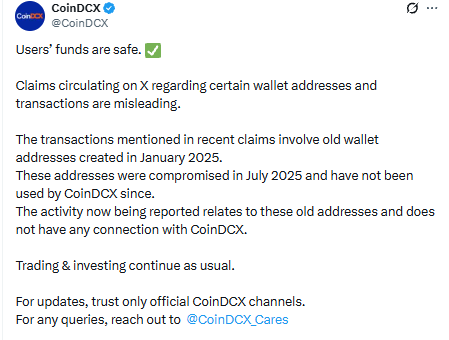 coindcx hack