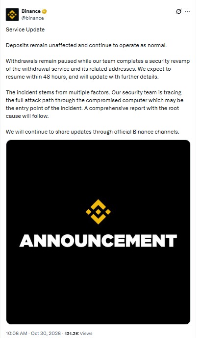 binance official x post