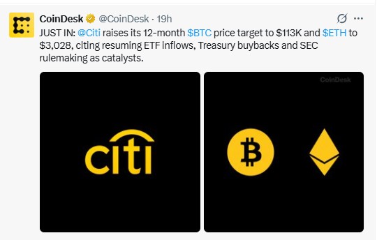 citi prediction