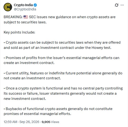 crypto guidance
