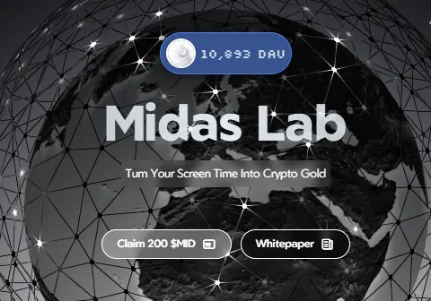$MID Token mining and midas labs details 