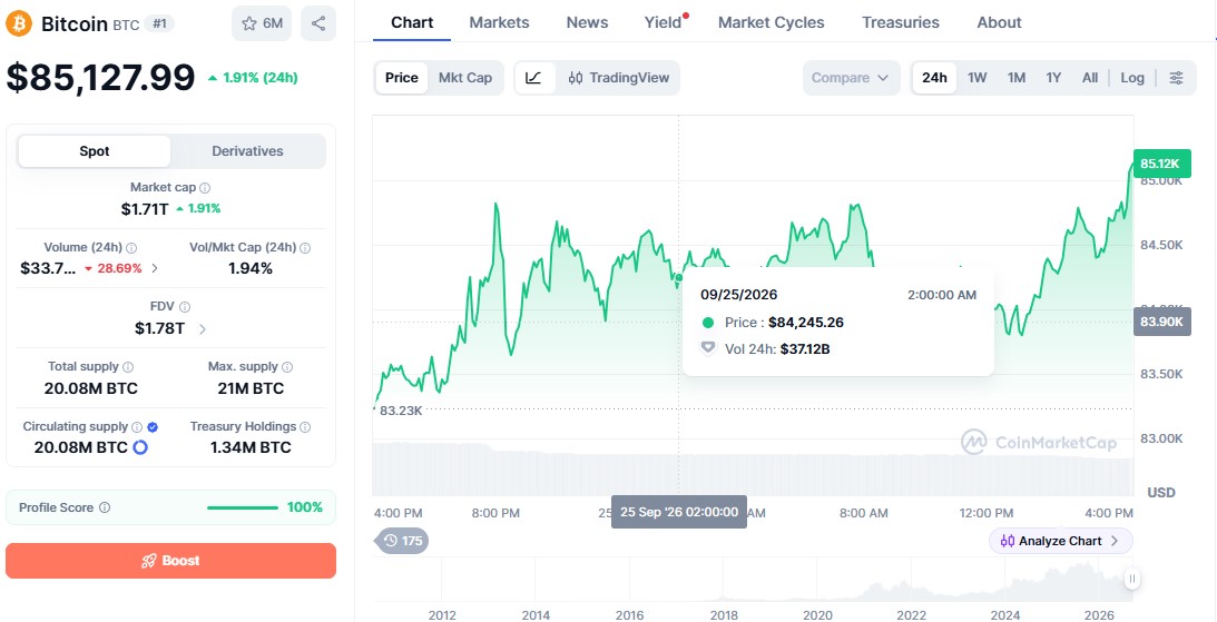 bitcoin price