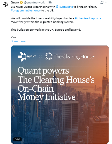 Quant (QNT) Crypto News