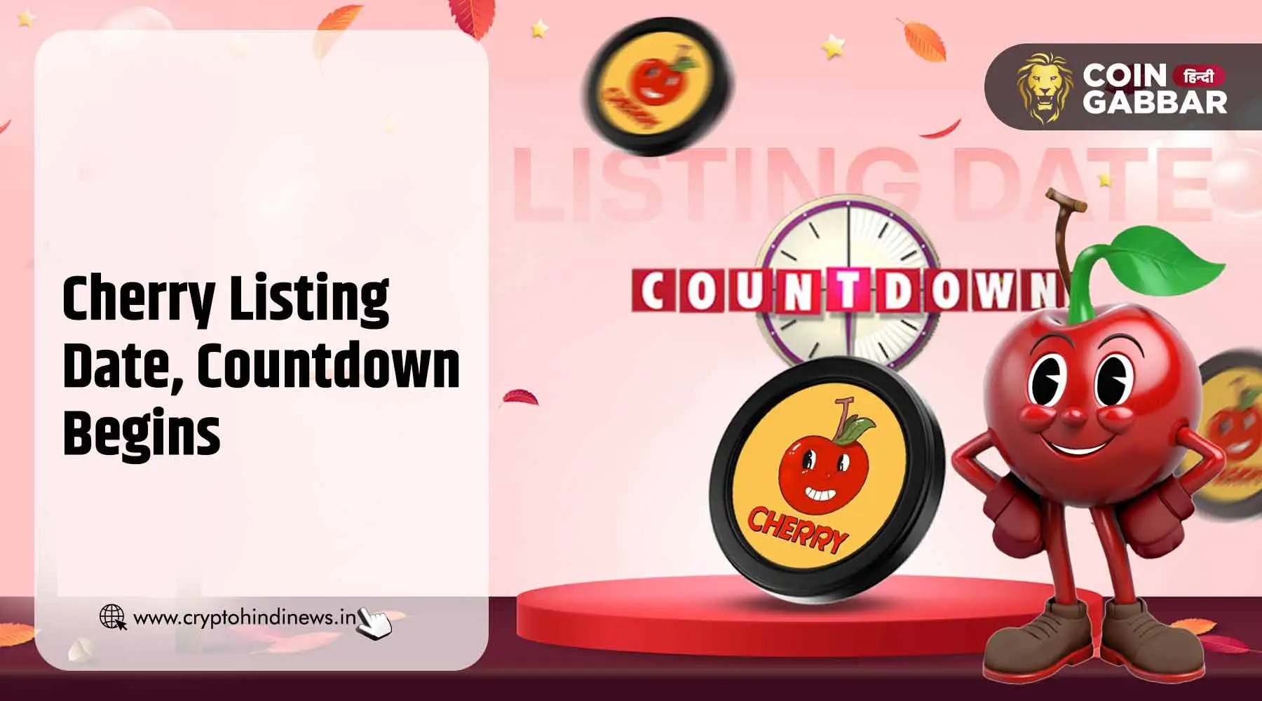 Cherry Listing Date, नवंबर में लॉन्च होगा $CHERRY Token