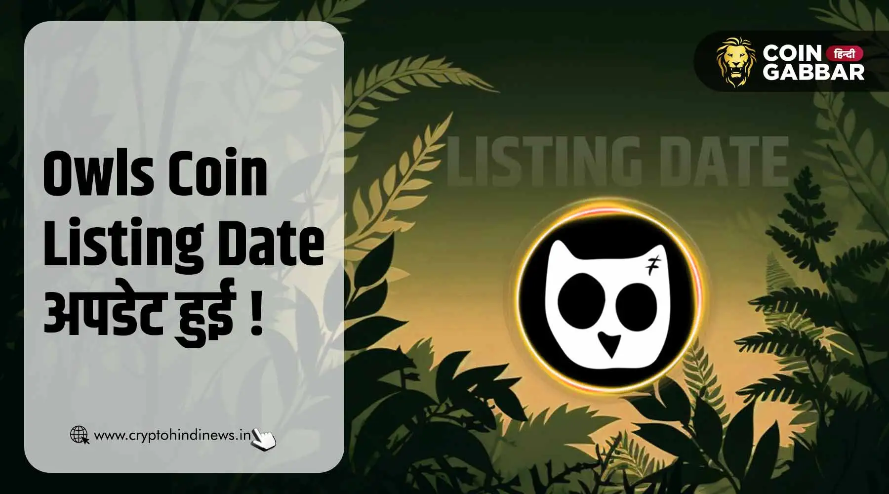 Owls Coin Listing Date अपडेट, जाने क्या है खास