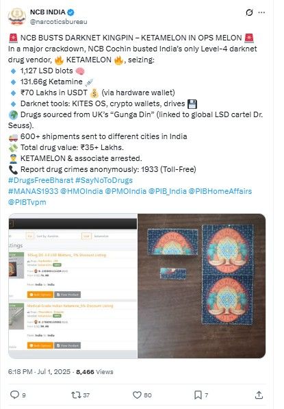 Ketamelon गैंग हुआ Exposed ,70 लाख की क्रिप्टोकरेंसी जब्त