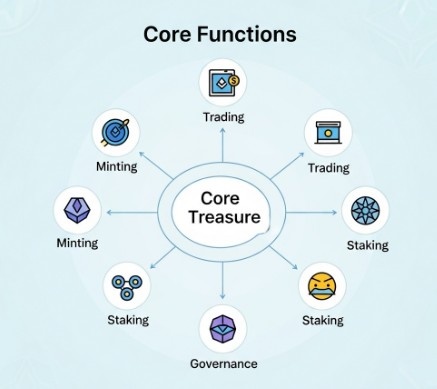 Treasure NFT के Core Functions, जाने डिटेल में 