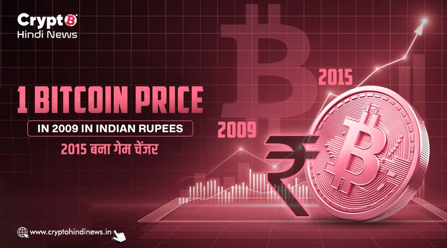 1 Bitcoin Price in 2009 in Indian Rupees, 2015 बना गेम चेंजर