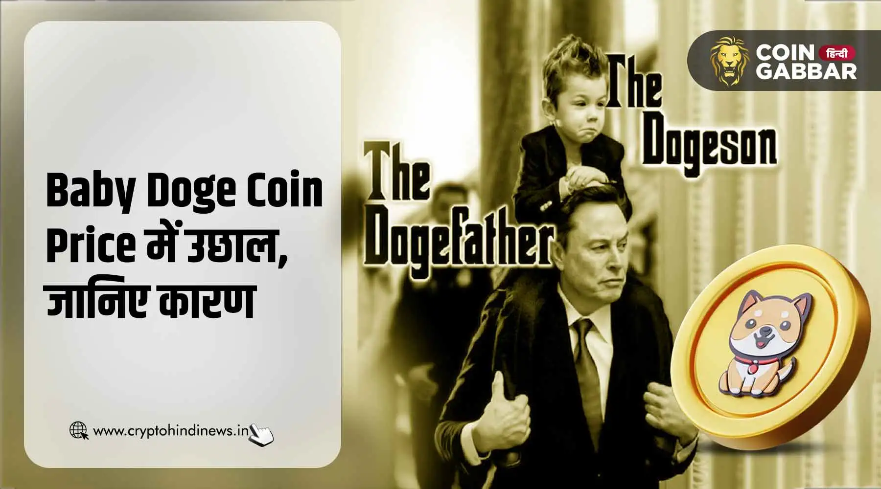 Baby Doge Coin Price में उछाल के पीछे Elon Musk का था हाथ