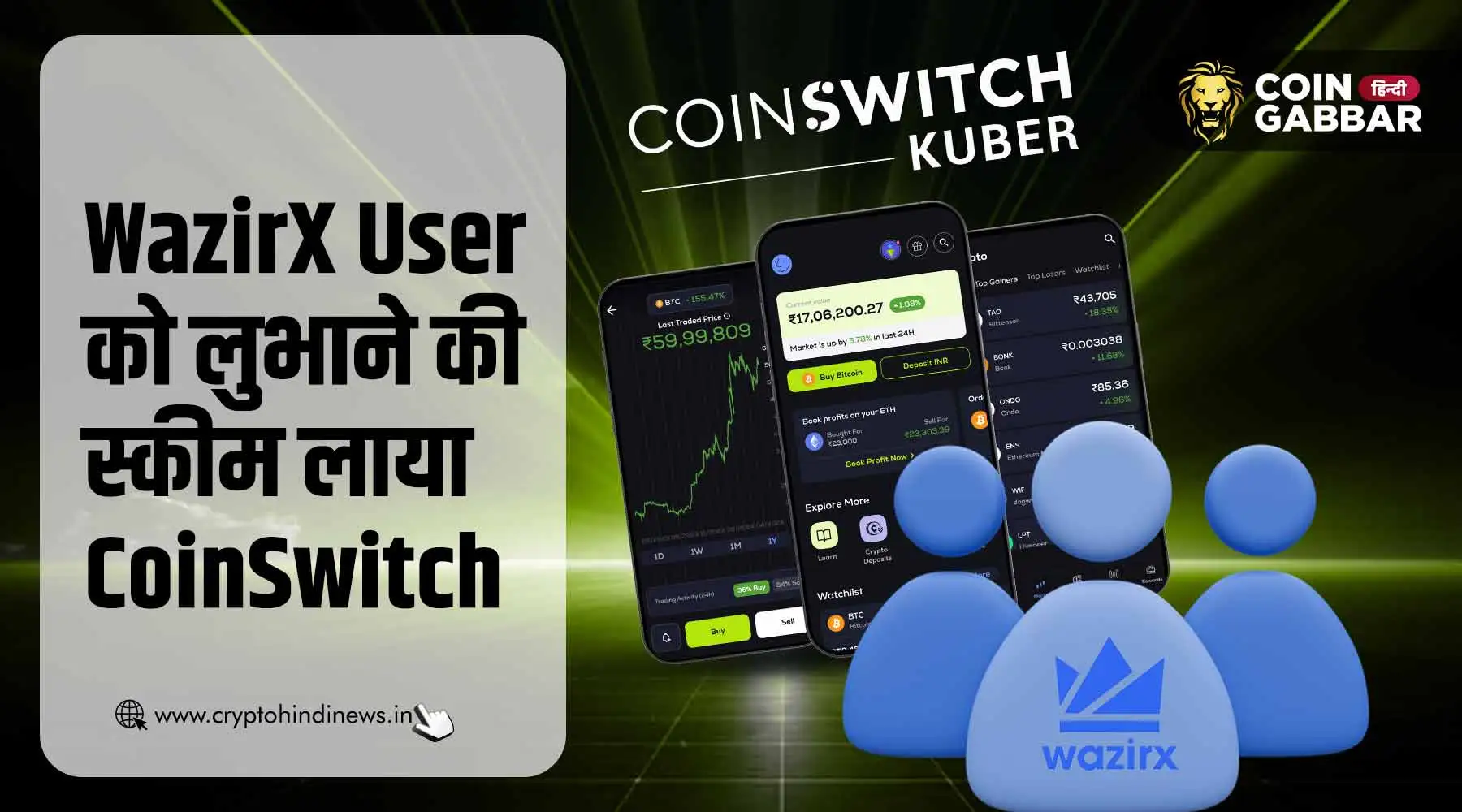CoinSwitch की नई स्कीम, WazirX User को देगा Sign-Up Rewards