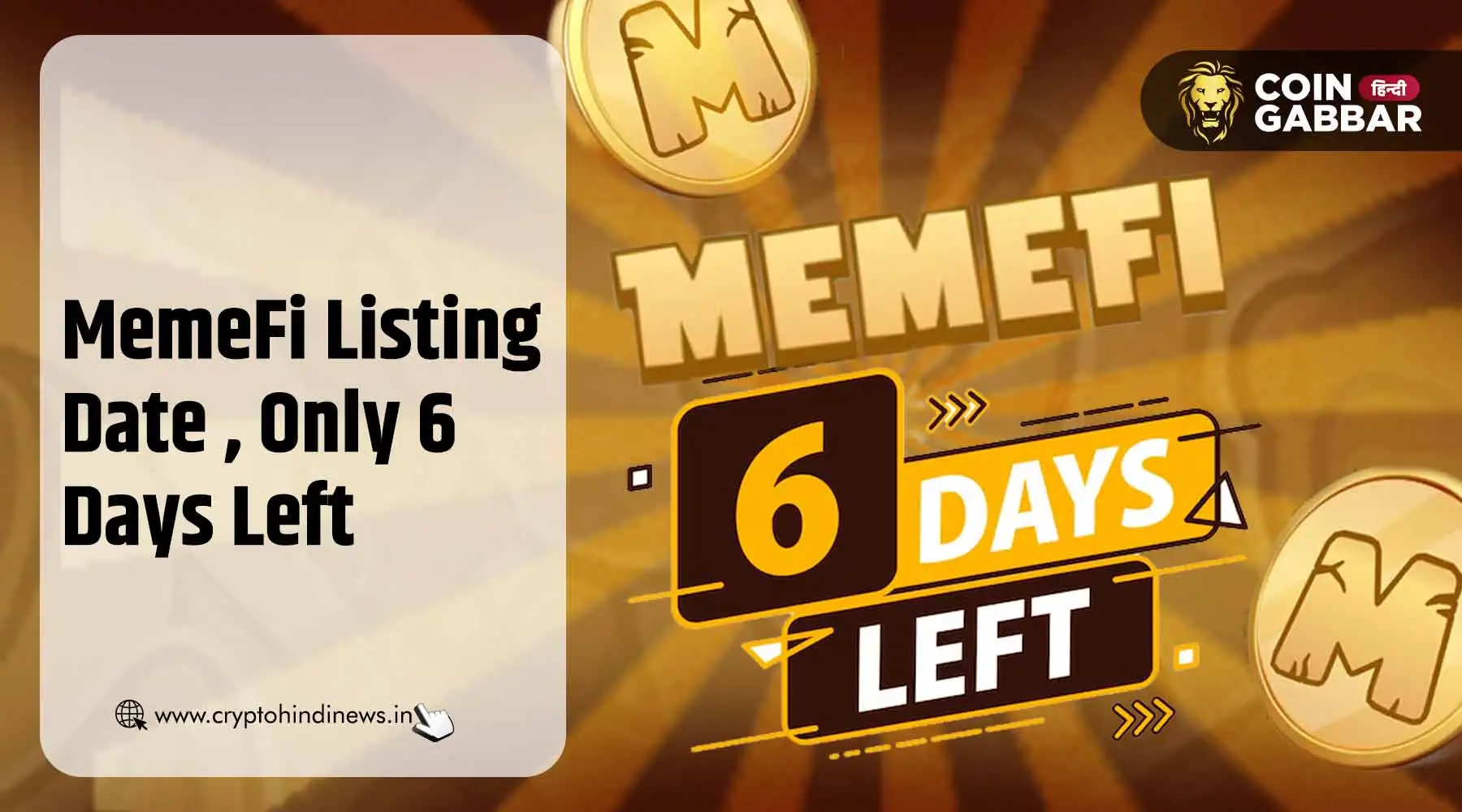 MemeFi Listing Date, जल्दी करें Only 6 Days Left