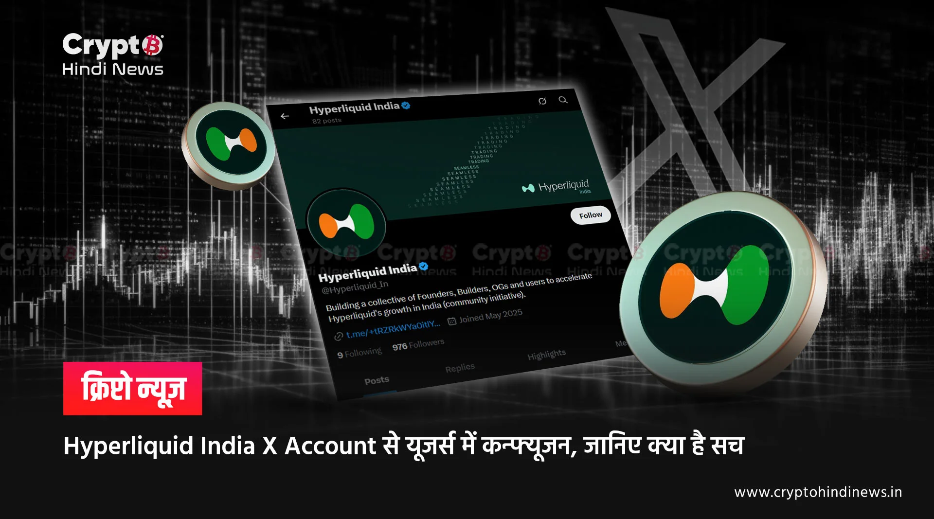 Hyperliquid India X Account से यूजर्स में कन्फ्यूजन, जानिए क्या है सच