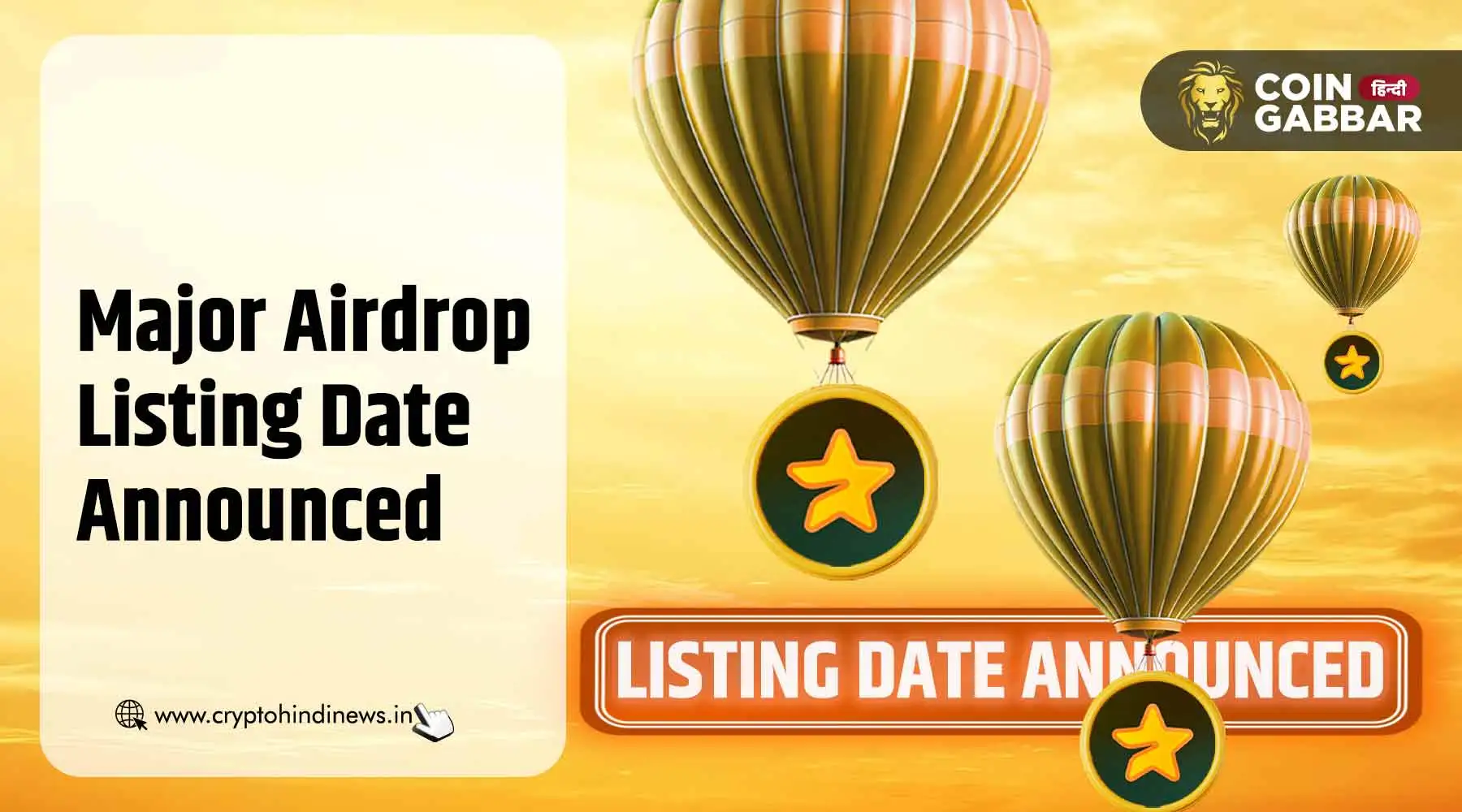 Major Airdrop Listing Date घोषित, November 2024 होगा खास