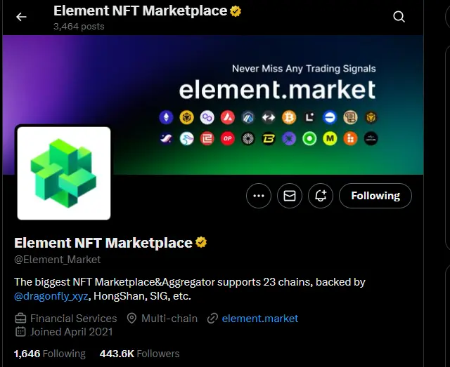 Element NFT Marketplace