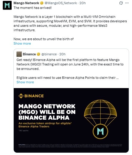 Mango Network Airdrop
