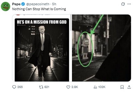 PEPE में उछाल, Trump की रहस्यमयी तस्वीर का जानें सच