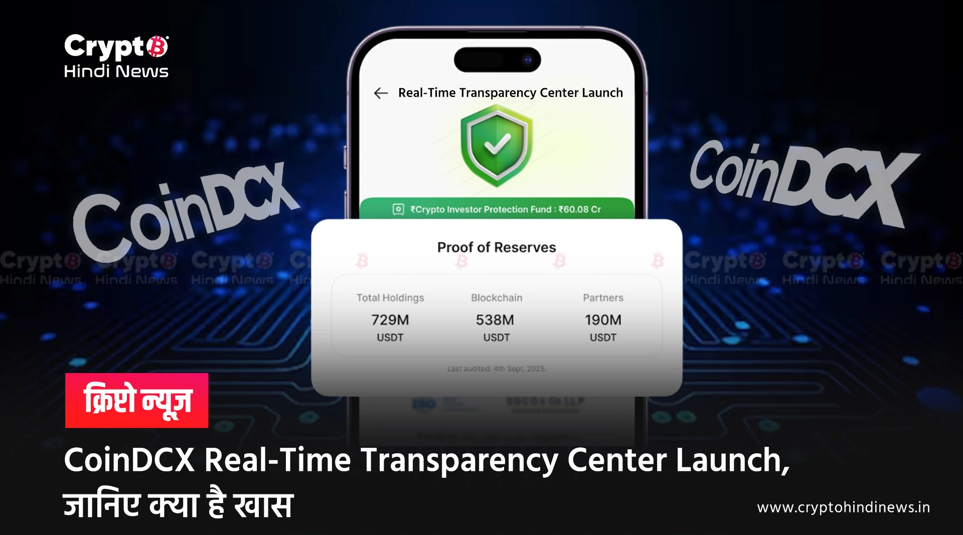 CoinDCX Real-Time Transparency Center Launch, जानिए क्या है खास