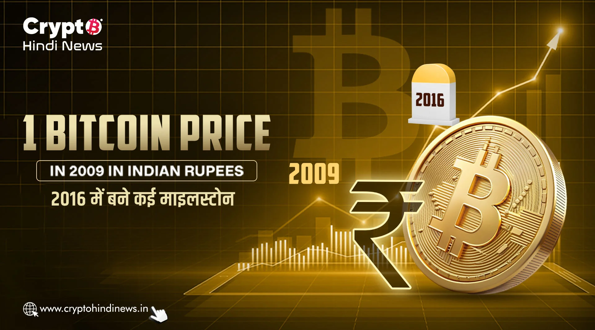 1 Bitcoin Price in 2009 in Indian Rupees, 2016 में बने कई माइलस्टोन