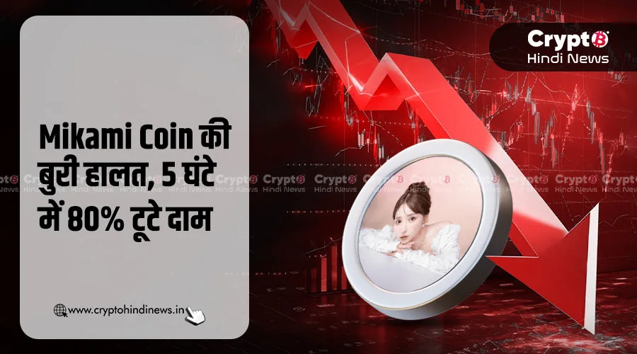 Mikami Coin में बड़ी गिरावट, लॉन्च के 5 घंटे में 80% क्रैश