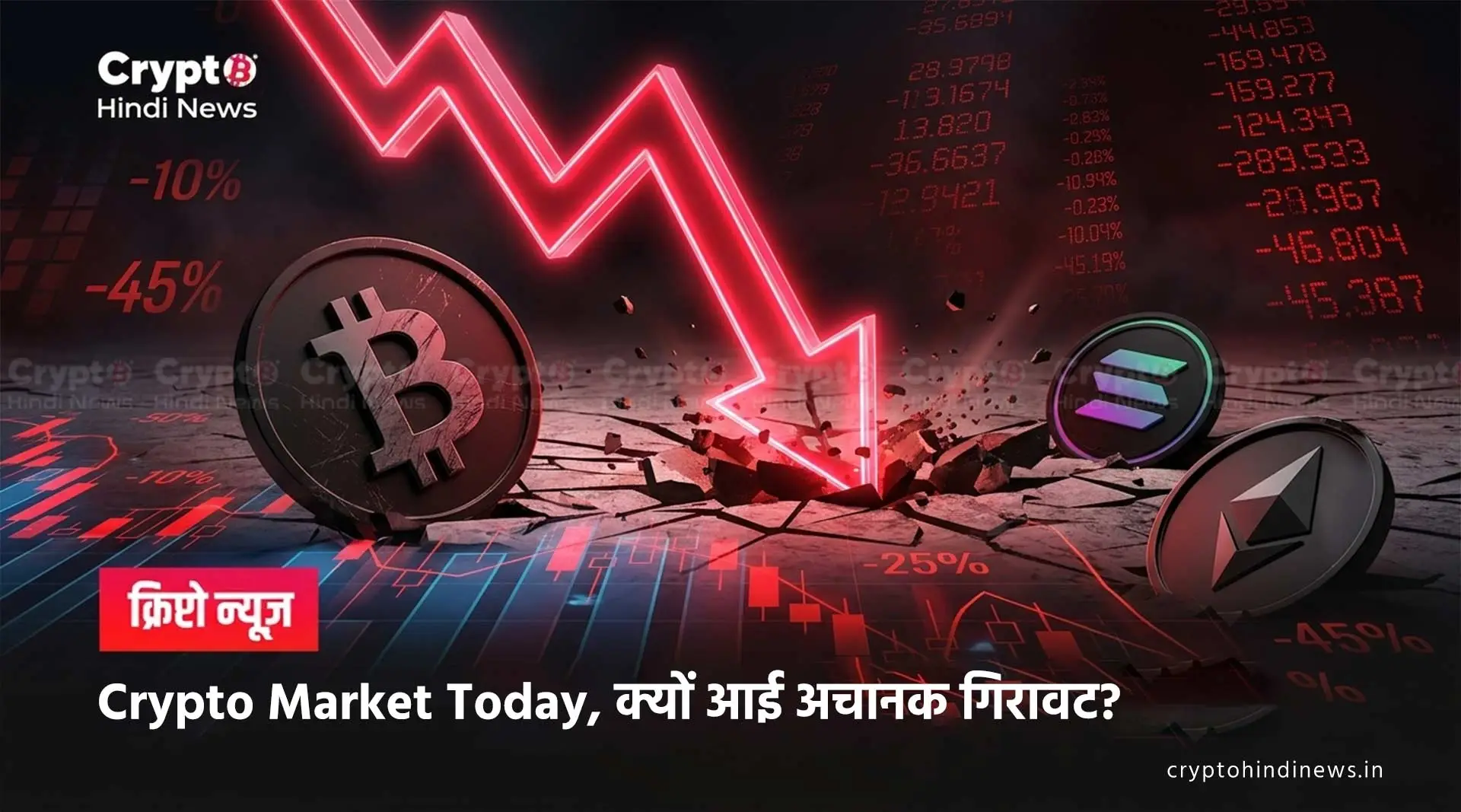 Crypto Market आज क्यों गिरा?
