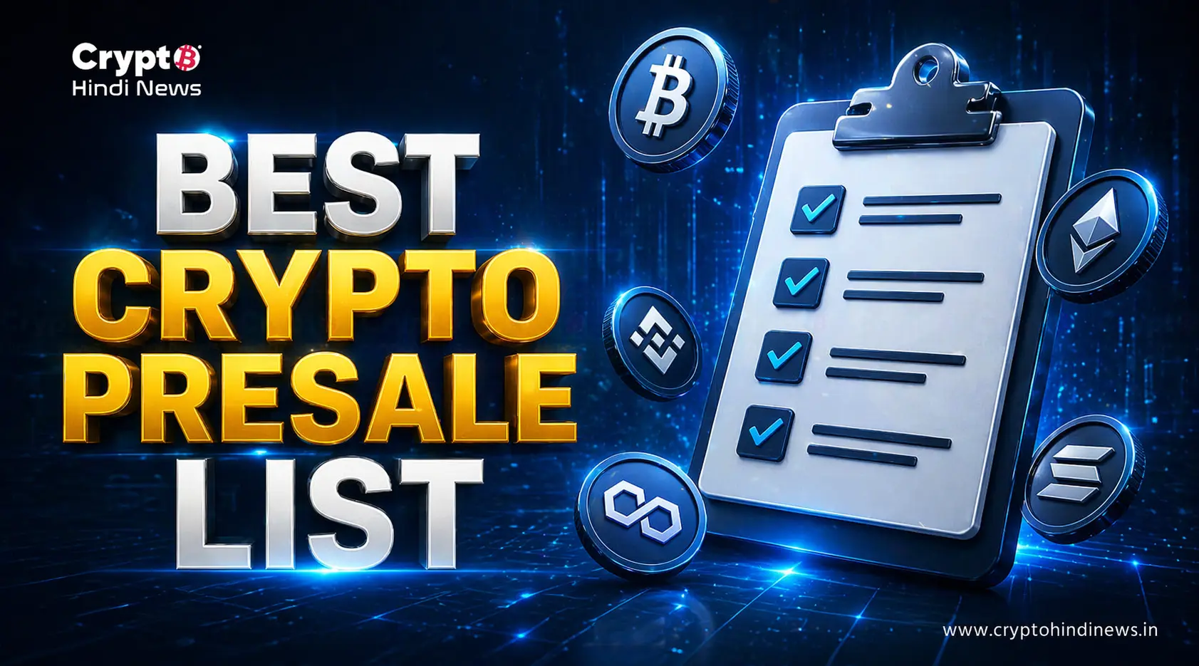Best Crypto Presale List: नए निवेशकों के लिए खास प्रोजेक्ट्स