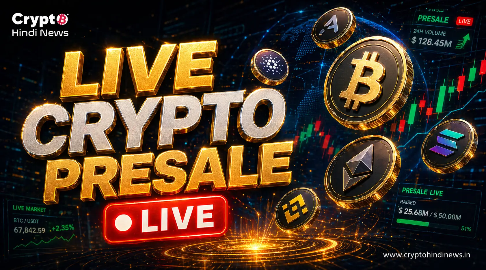 भारतीय निवेशकों के लिए 5 Best Live Crypto Presale Picks