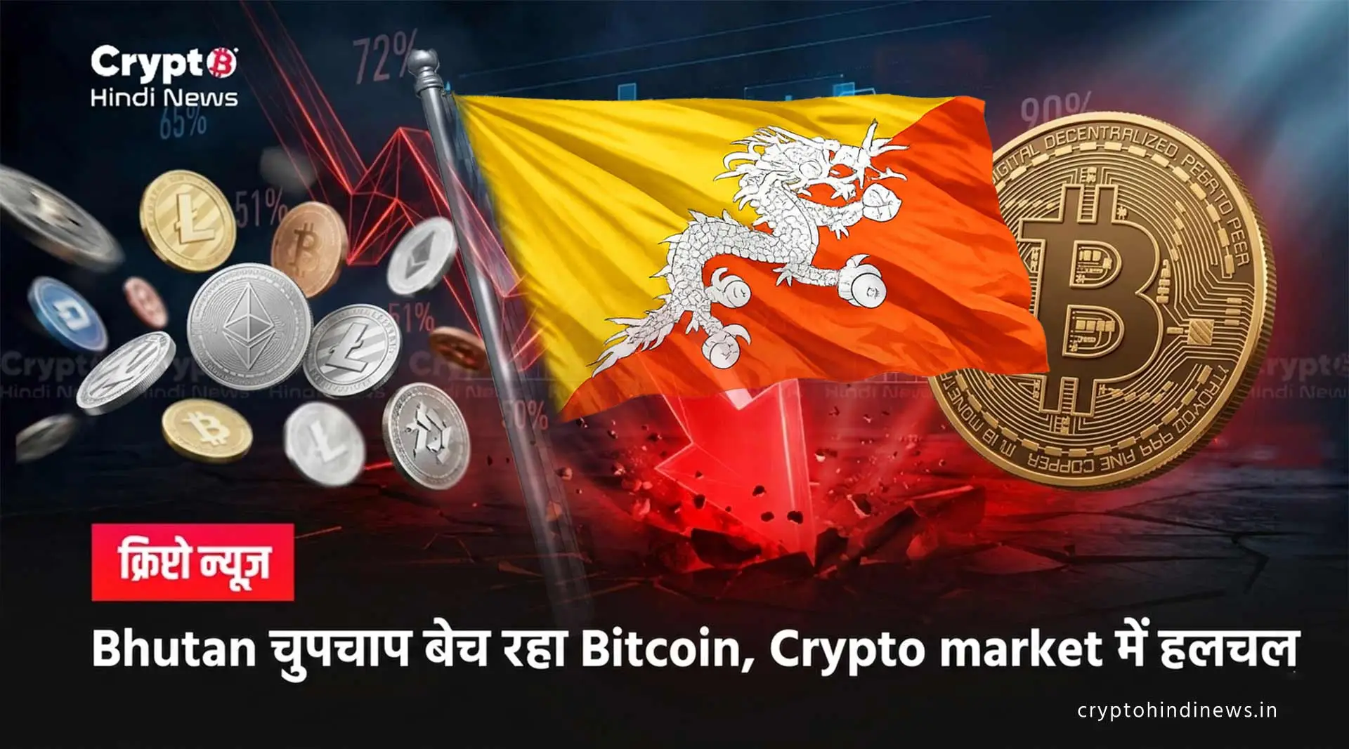 Bhutan Bitcoin Selloff 70 Percent