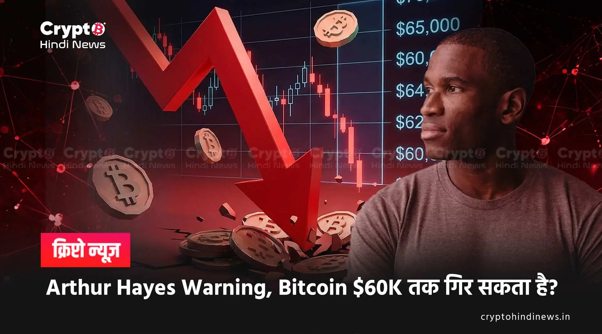Arthur Hayes Warning regarding BTC