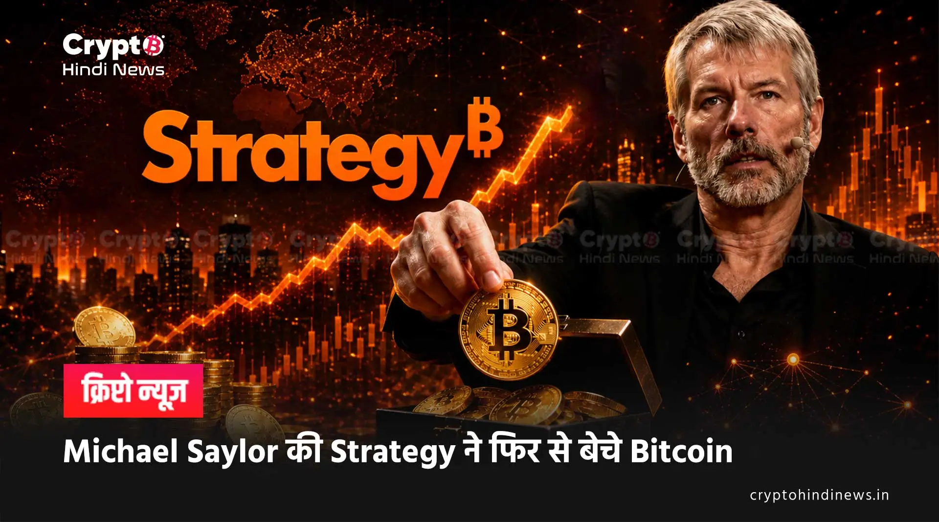 bitcoin news: Michael Saylor strategy sold more btc