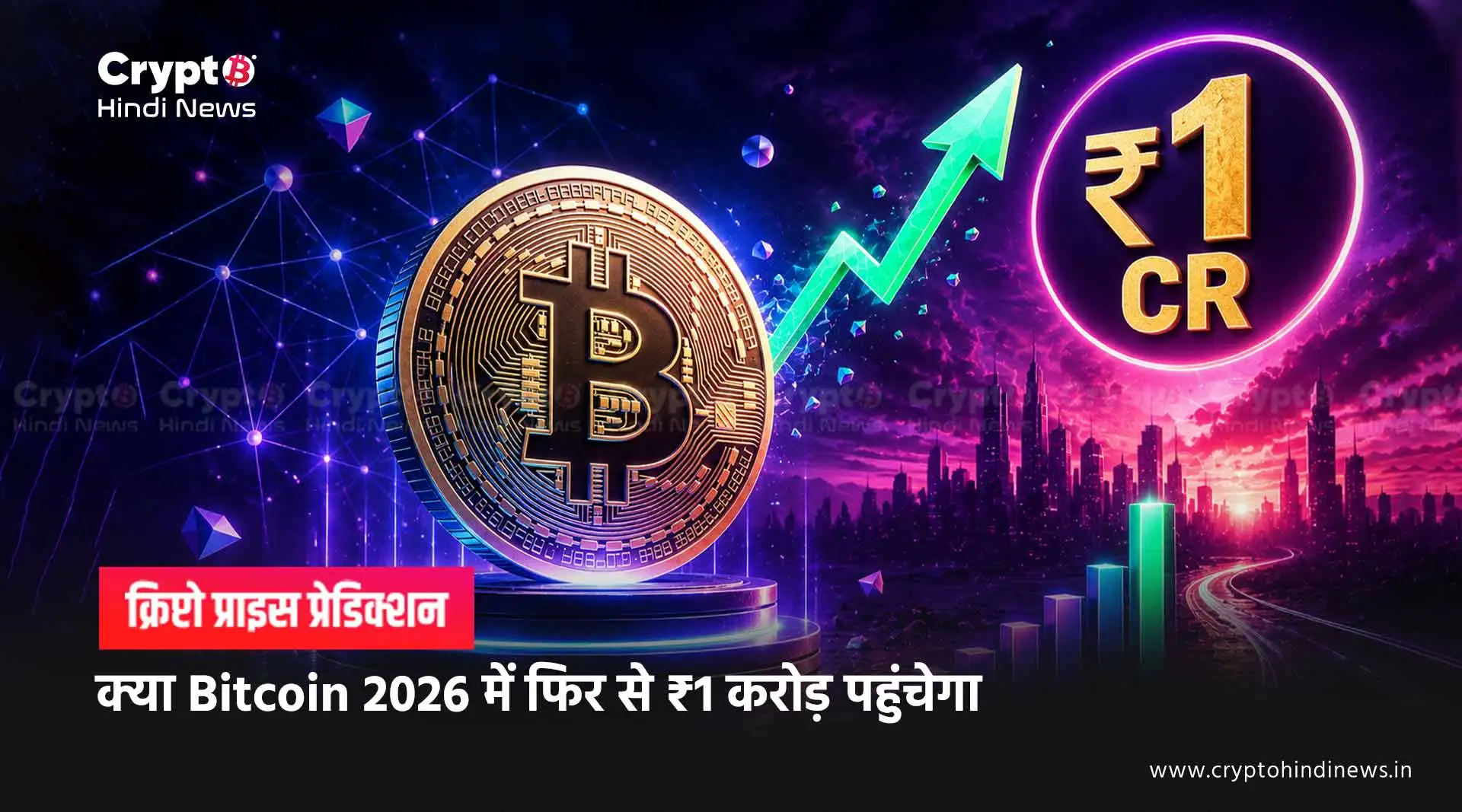 Bitcoin Price Prediction 2026 in inr 