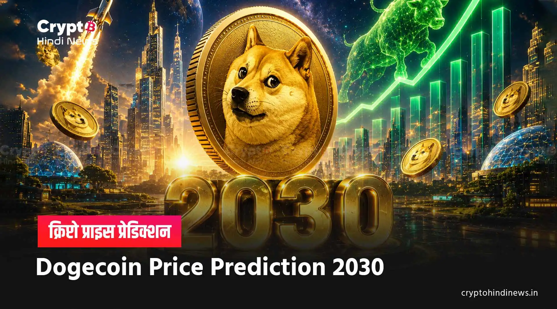 Dogecoin Price Prediction 2030 inr hindi india 