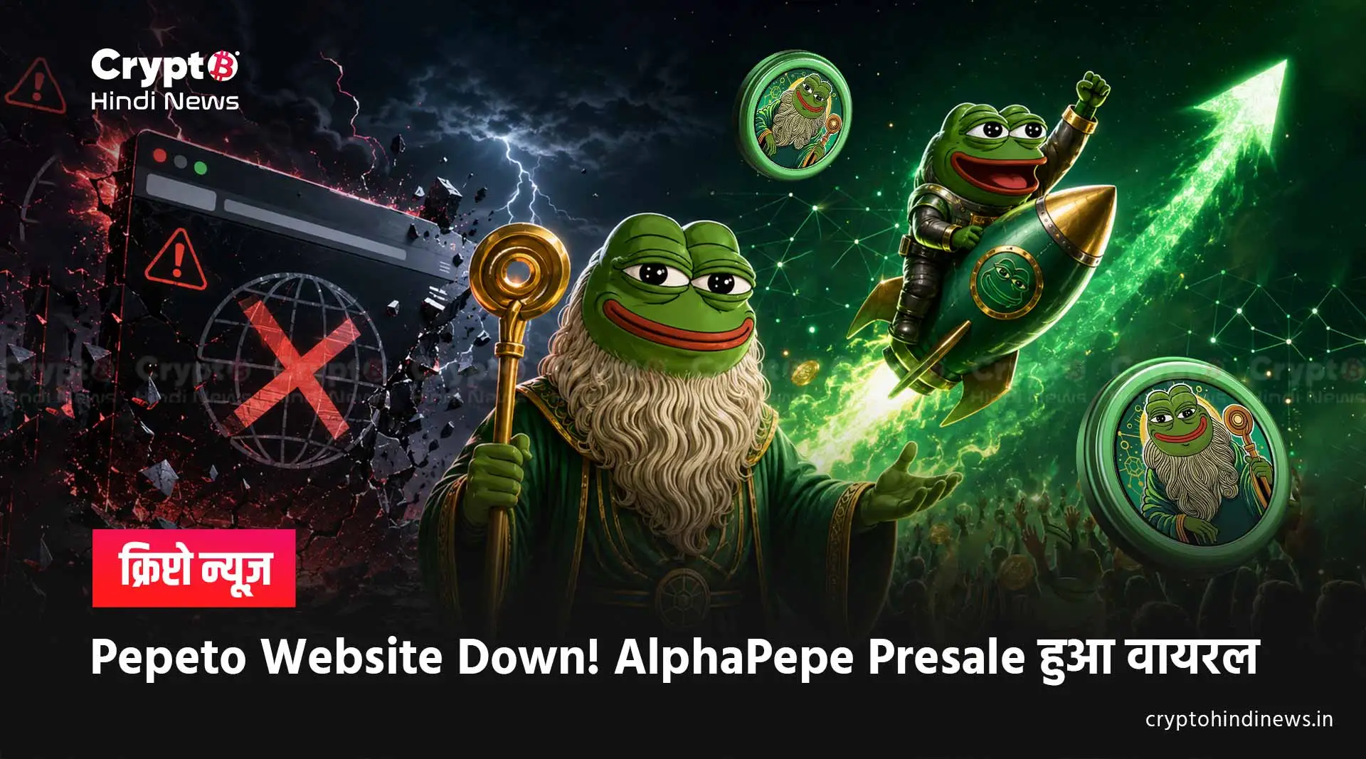 Pepeto Website Down! AlphaPepe Presale Trending