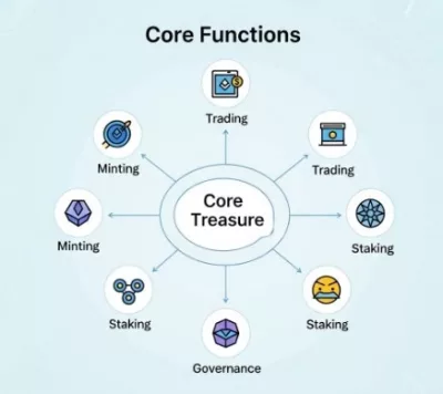 Treasure NFT के Core Functions, जाने डिटेल में
