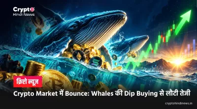 Crypto Market में Bounce: Whales की Dip Buying से लौटी तेजी 