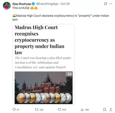 WazirX Withdrawal, Impact of Madras High Court Decision