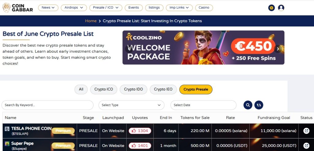 TGE in Crypto​ - Crypto presale