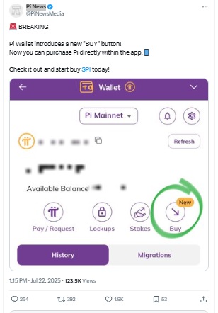 Pi Crypto Currency News X Post