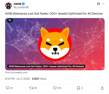 SHIB Metaverse - LUCIE X Account