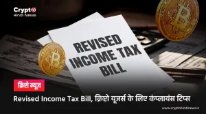 Revised Income Tax Bill, क्रिप्टो यूजर्स के लिए कंप्लायंस का वक्त