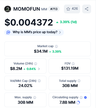 Best Penny Crypto Under 1 Cent MOMOFUN