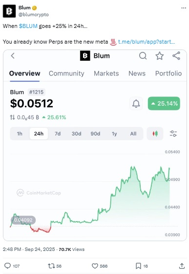 Blum Perps Feature - Blum Price