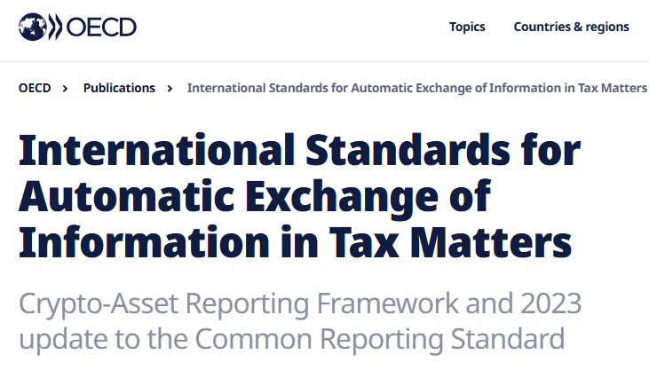 Global Crypto Reporting Rules