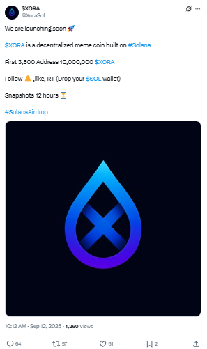 XORA Token Launch