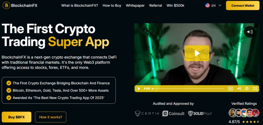 BlockchainFX Crypto Presale