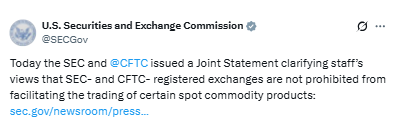 SEC और CFTC ने बदलें Crypto Trading Policy, क्या होगा इसका असर
