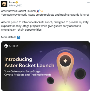 Aster Rocket Launch