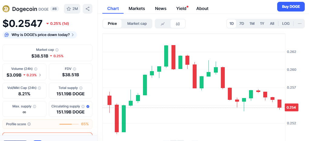 Dogecoin Price Prediction 2025, कहाँ तक जाएगा प्राइस