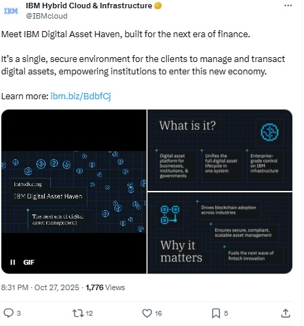 IBM Digital Asset Haven Platform