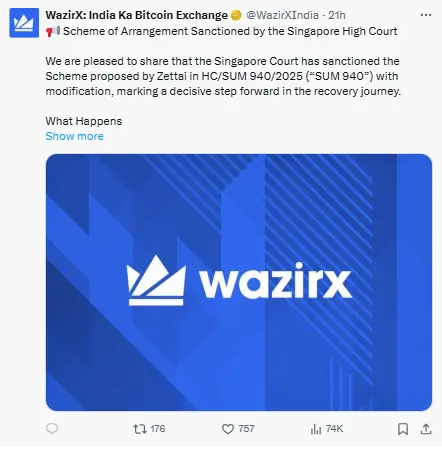 WazirX-Binance Dispute and Singapore Highcourt Order