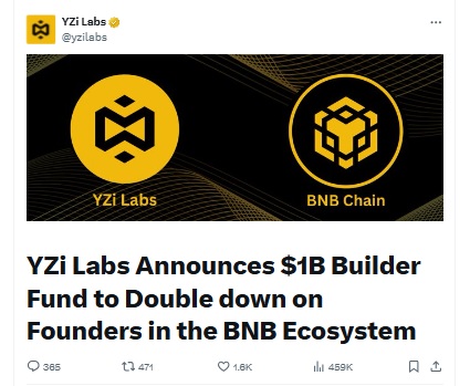 YZi Labs X Post